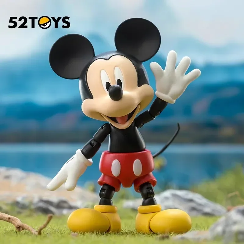 Disney Mickey Minne Donald Duck Anime Figures Pvc Movable Action Figures Kawaii Collection Room Ornament Children Toys Gifts