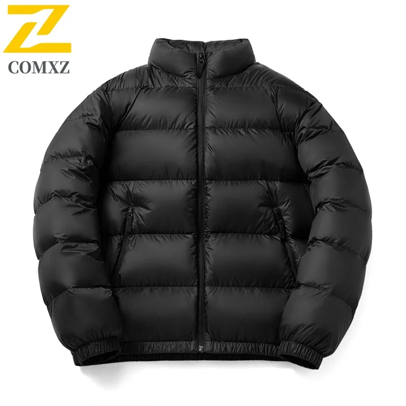 COMXZ Warm Puffer Jacket Thick Versatile High-Quality Casual Snowy Down Jacket Street Minimalist Winter Jacket Men's Clothing