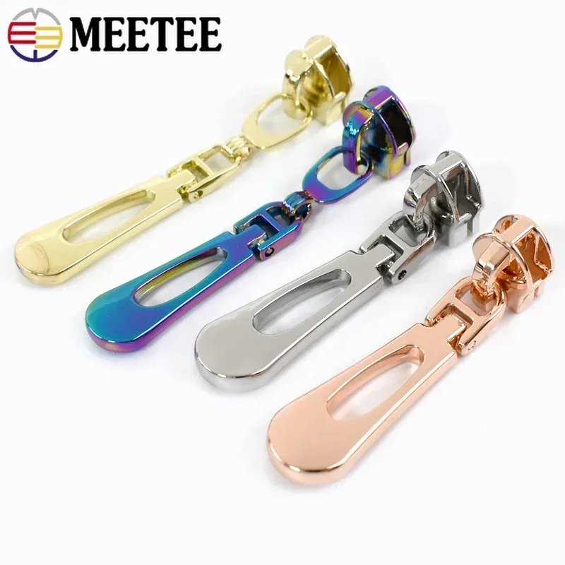 5/10/20Pc Zipper Slider for 5# Nylon Zippers Tape Closure Pocket Zip Head Pull Bag Repair Kit Replacement DIY Sewing Accessories