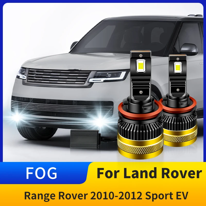 1PC/2PC High Quality H8 H11 LED Front Fog Light Lamp For Land Rover Range Rover Sport EV 2010-2012 Fog Bulb Car Accessories