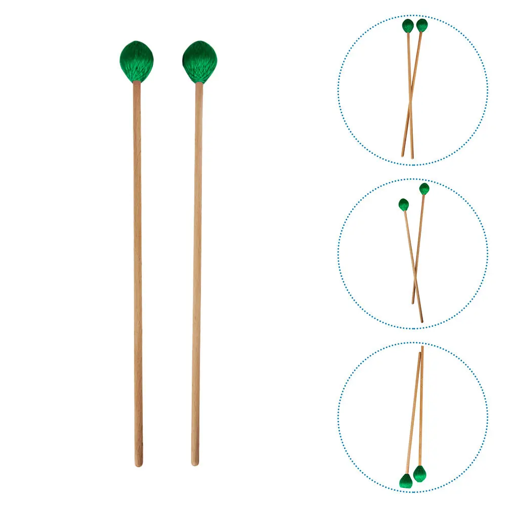 

2 Pcs Marimba Hammers Xylophone Mallets Percussion Instrument Accessories Sticks