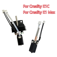 For Creality K1C k1 Max Hotend Ceramic Heating Block Kit 3D Printer Parts Quick-Swap Nozzle Kit Heat Break Resistance Hotend