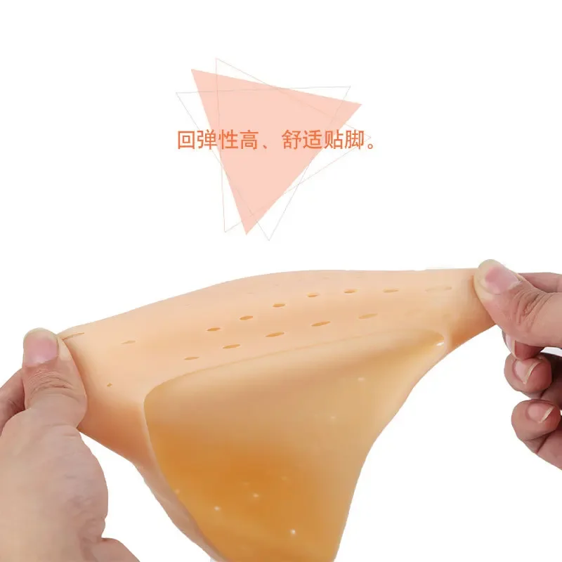 1 Pair Silicone Moisturizing Socks Heels Protector Anti Crack Foot SPA Socks Insole Breathable Full Length Socks Foot Care Tools