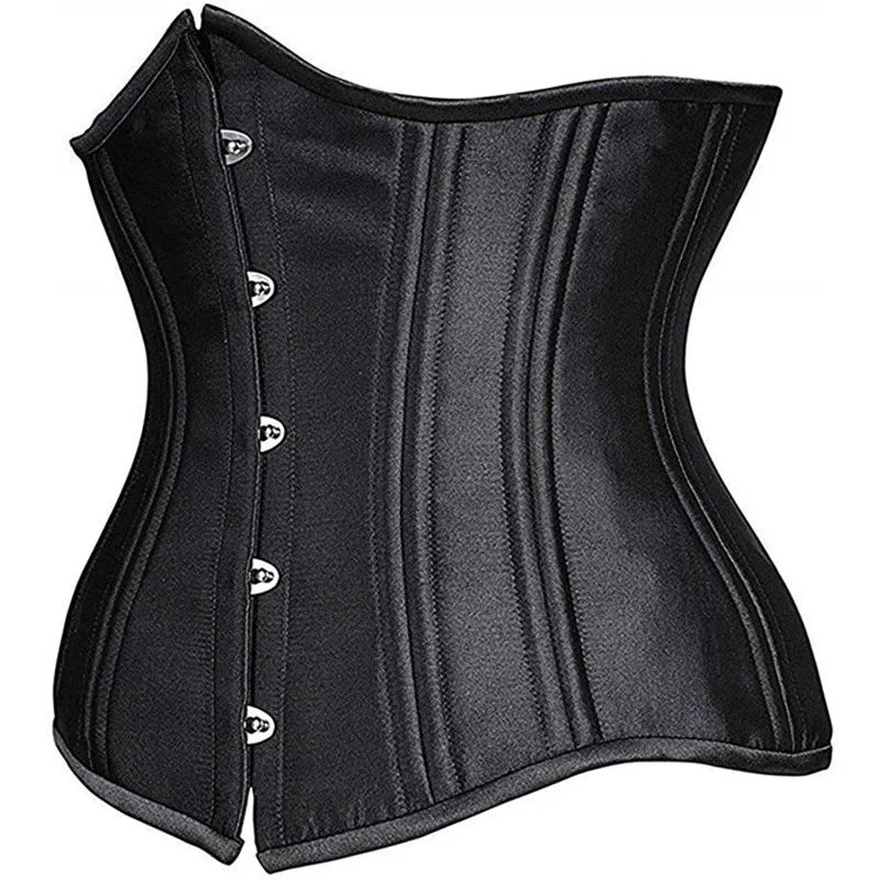 Waist Trainer Gothic Sexy Underbust Corset Slimming Lingerie Shapewear Women Lace-up Girdling Corselete Plus Size Clothes