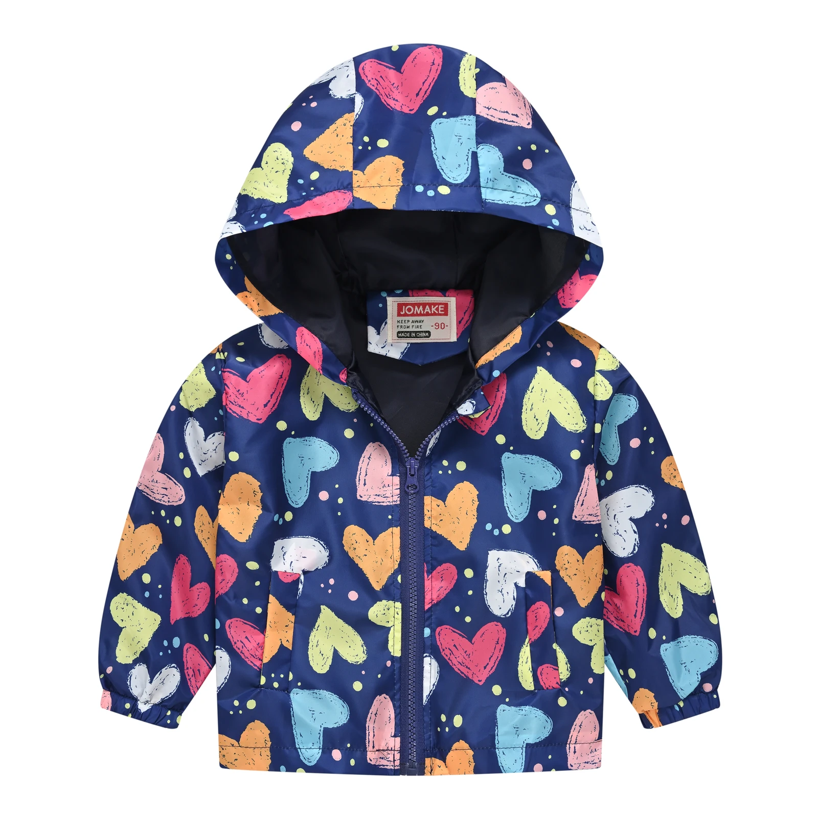 Autumn style new jacket printing children\'s cute hooded jacket Korean version of lightweight fashion jacket