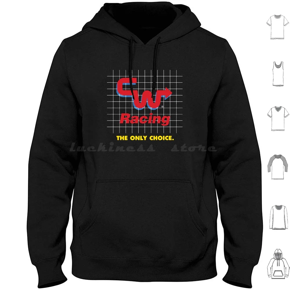 Cw Bmx Racing The Only Choice Sudadera con capucha blanca de algodón de manga larga para bicicleta Gt Bicycle Haro Rad Hutch Motocross Skyway Robinson Torker