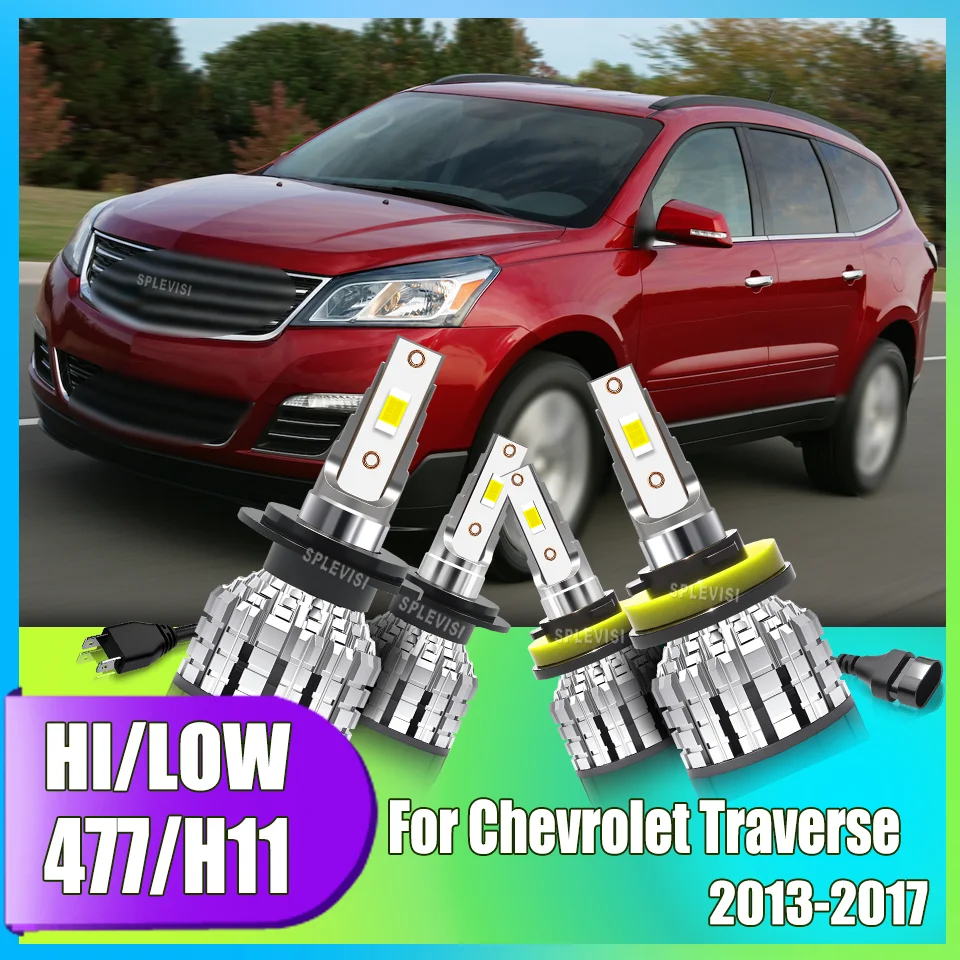 

No More Dim Headlights – Instant Brightness Improvement LED SPLEVISI Headlamp For Chevrolet Traverse 2013 2014 2015 2016 2017