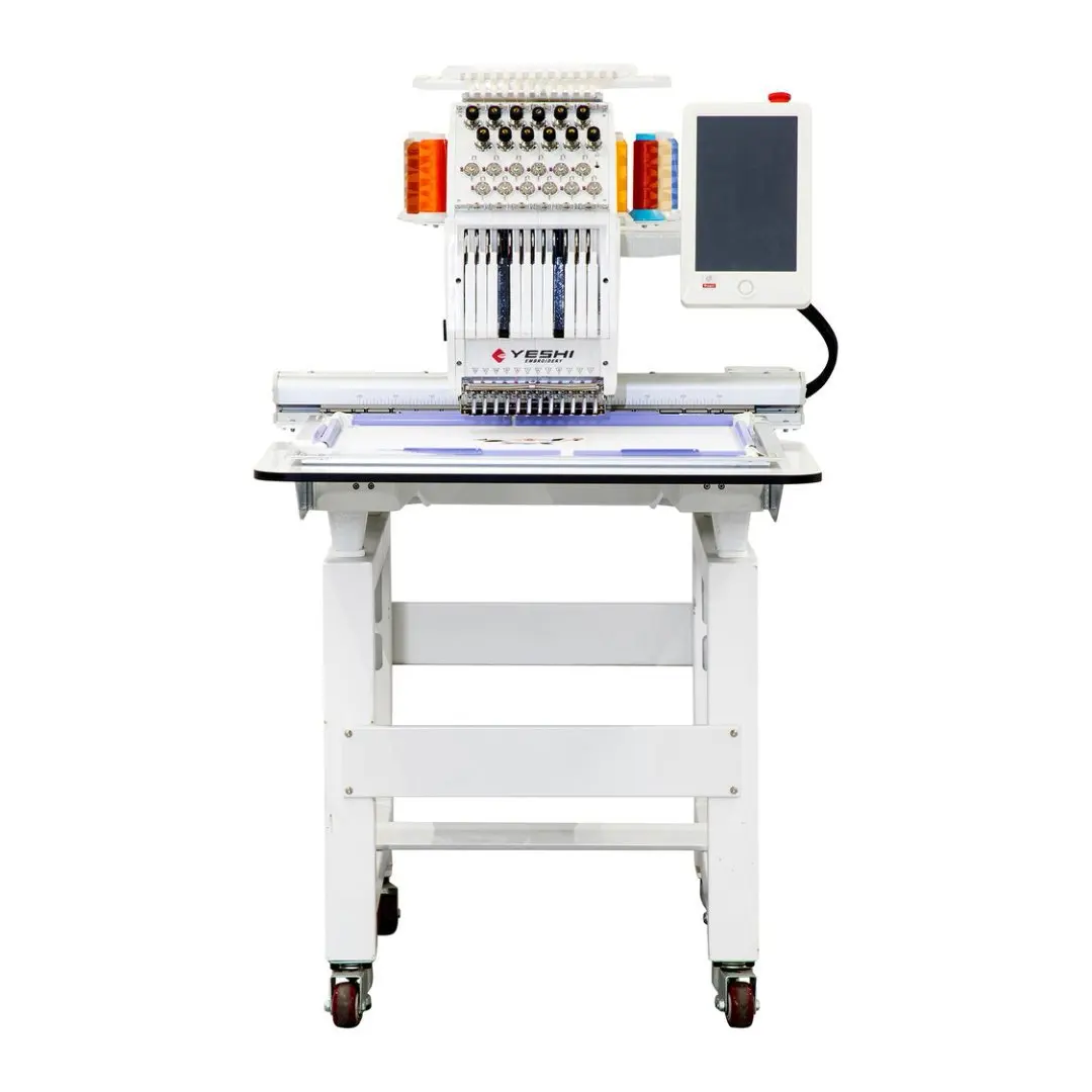 Household embroidery machine 12 needles 12 colors single head computer embroidery machine
