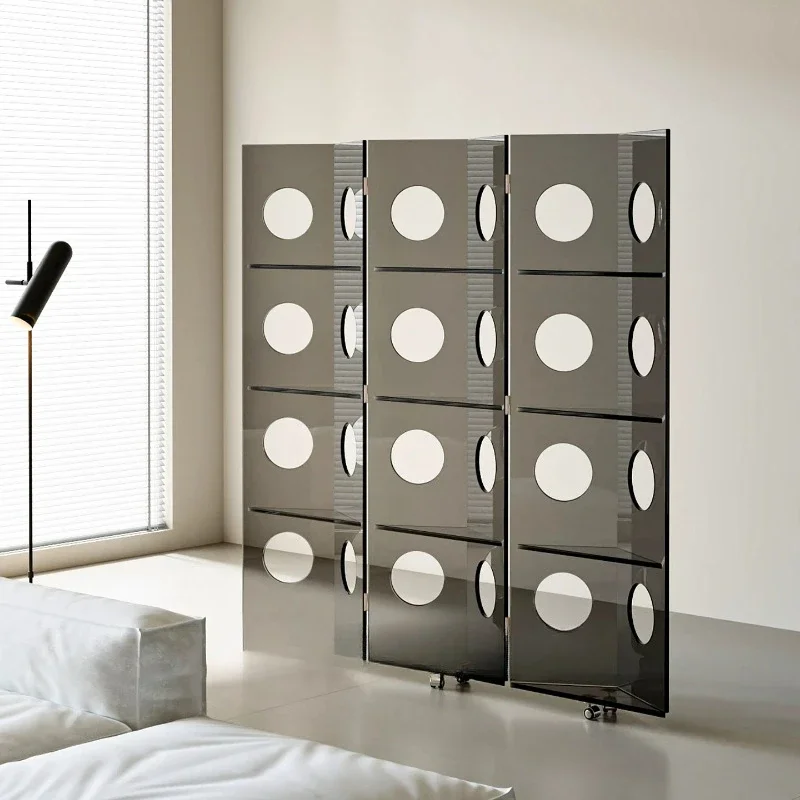 Light luxury acrylic screen partition Modern and simple living room foldable