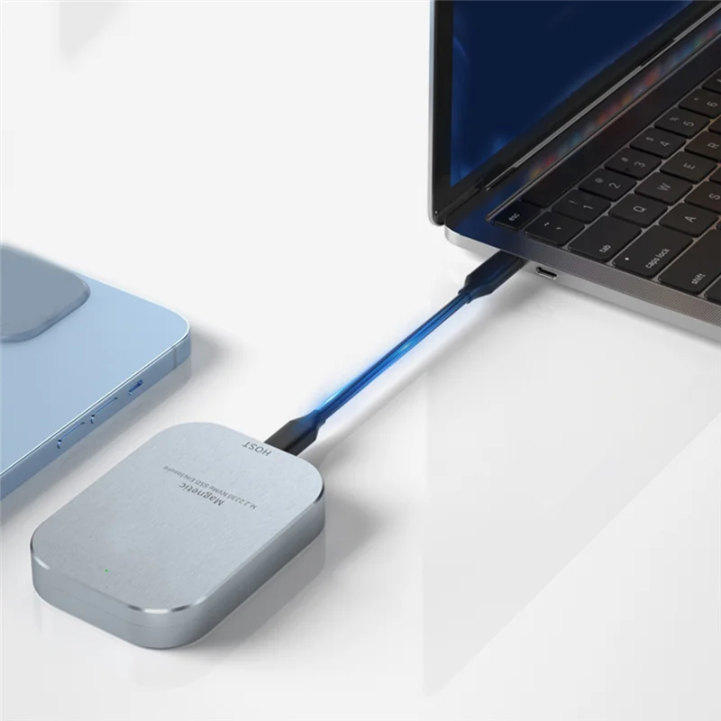 JABS-磁気 M.2 Nvme 2230 SSD ケース Type-C 外部エンクロージャ外部エンクロージャハードドライブディスクボックス携帯電話用