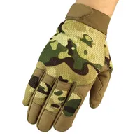 Tactical Gloves Airsoft Shooting Camo Full Finger Gloves Training Outdoor Hunting Cycling Gloves Gear
