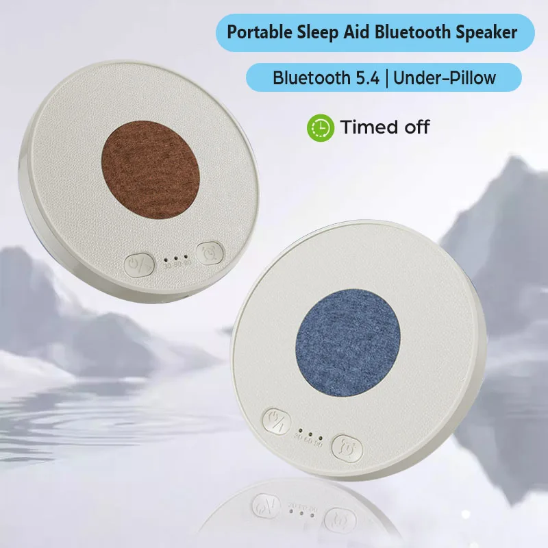 Sleep Aid Bluetooth Speaker Portable Under Pillow Hifi Surround  Sound Music Box Wireless Audio Player 30/60/90Min Timed Shutdow