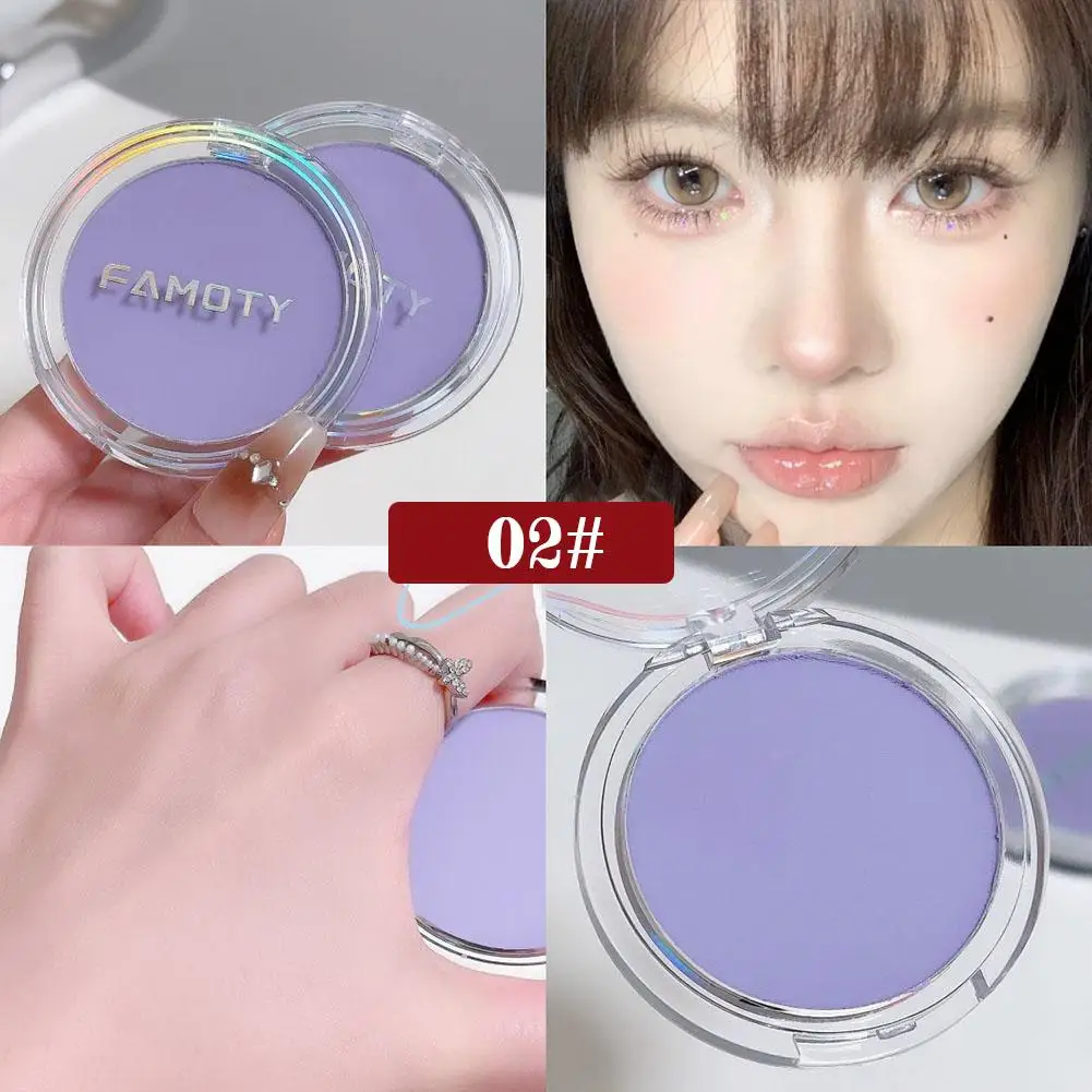 New Pressed Powder Oil Control Long-lasting Powder Waterproof Powder Powder Makeup Cake Face And Dry Puff With Wet Powder L0J9