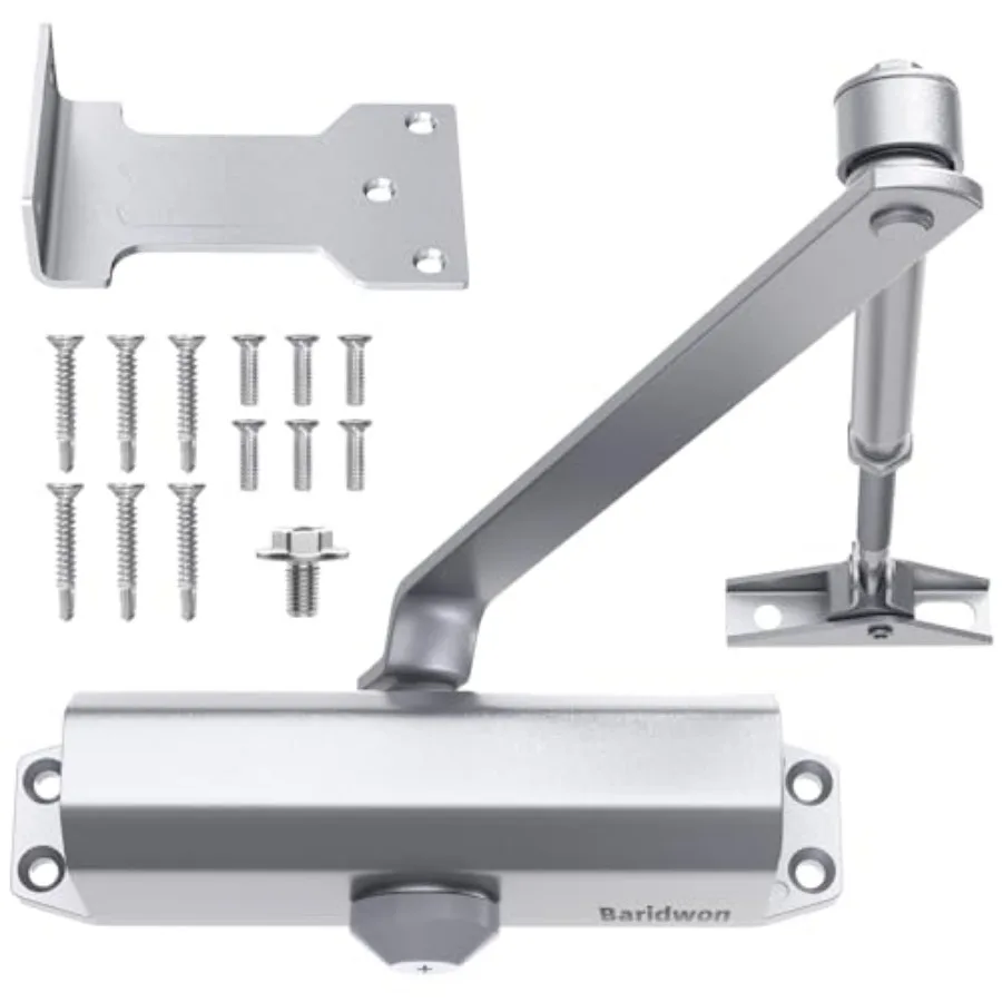 

Commercial Grade Hydraulic Door Closer Size, Heavy Duty No Slam with Hold Open