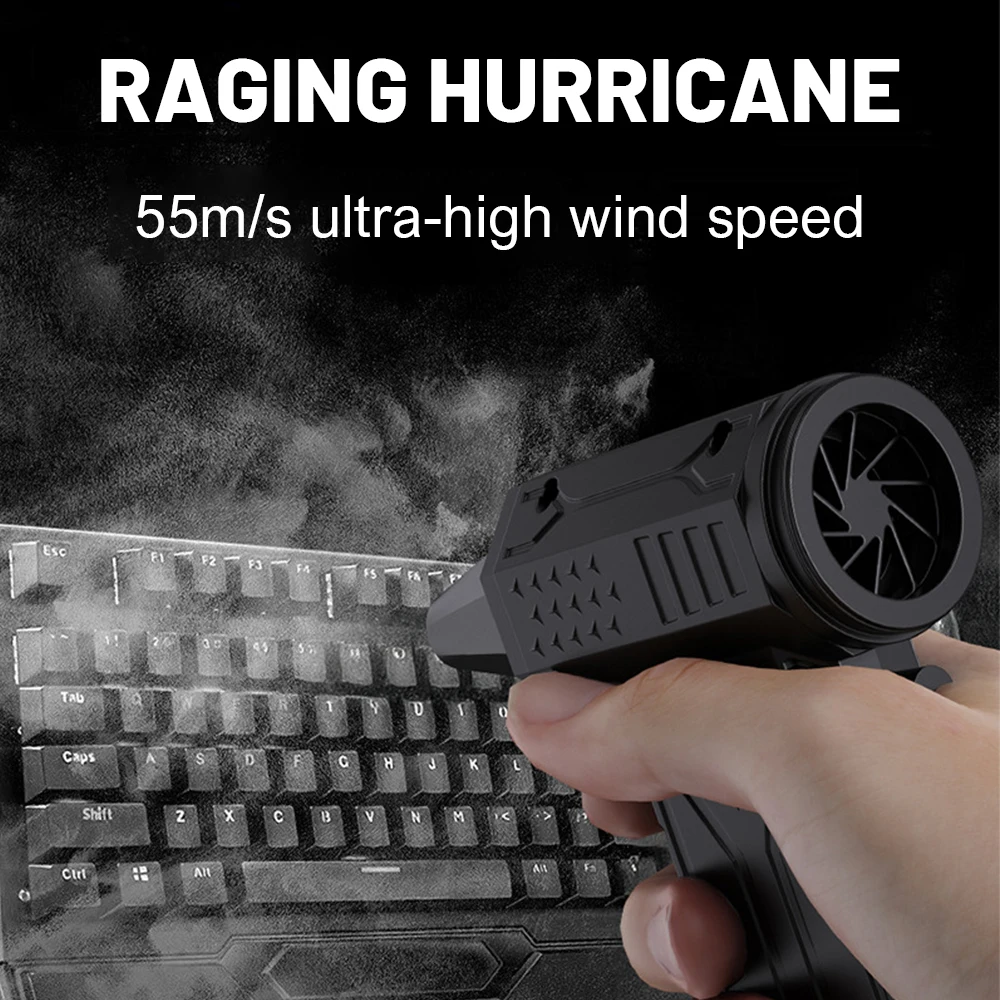 

880000 RPM Electric Air Blower Turbo Jet Fan Brushless Motor High-Speed Turbo Violent Fan USB Rechargeable Powerful Dust Blower