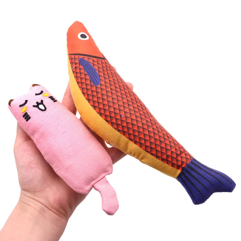 

Bite Resistant Plush Fish Thumb Cat Toy, Cat Toy, Cat Simulation, High Boredom Relief, Fun Pet Toy