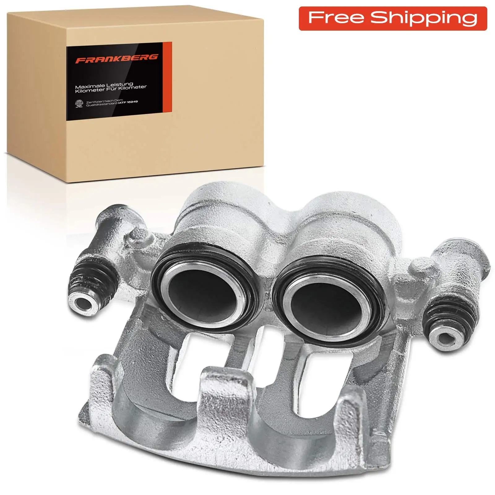 Frankberg 1x Bremssattel Vorderachse Rechts für Mercedes-Benz 906 B906 906 B906 343883 2E0615102F 0044205683 2E0615106B 2E0615102