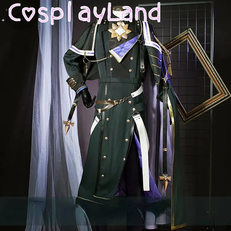 Game Nu: Carnival Blade Awakening Crystal Flower Outfit Gorgeous Handsome Men Uniform Suit Cosplay Costume Halloween Cos Costume