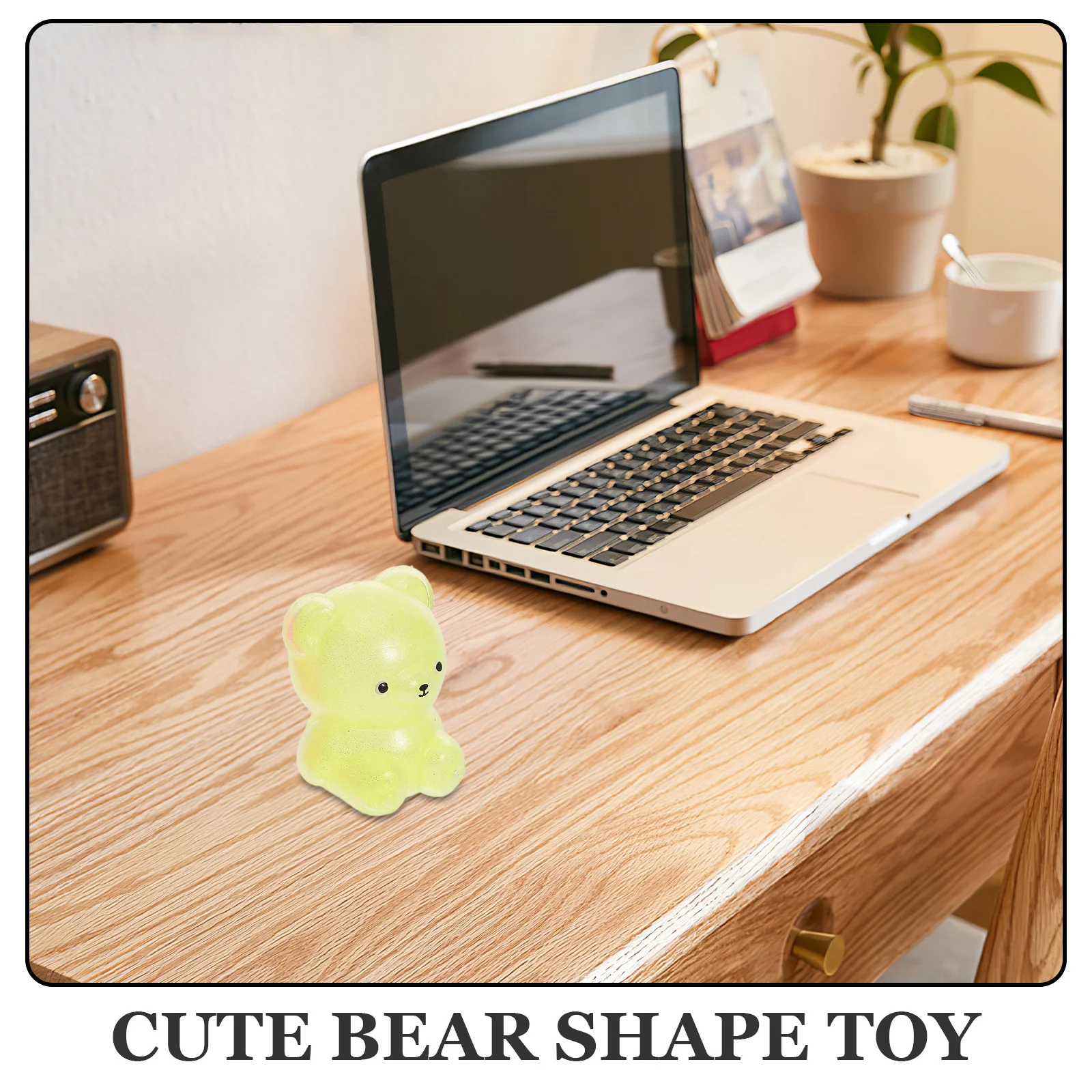 

4Pcs Bear Stress Relief Squeeze Elastic Stretchy Small Household Fidget Compact Sensory Set Stress Relief Toys