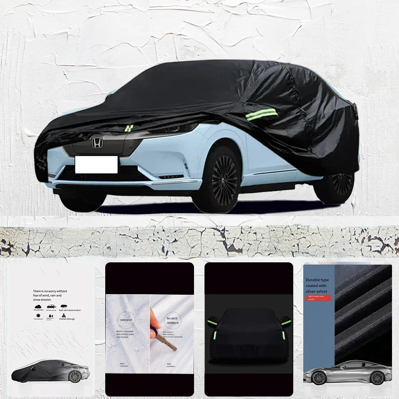 

For honda enP1 Auto Anti snow Anti dust Anti uv Anti freeze 210T Anti peeling paint And Anti Rainwater car cover Black