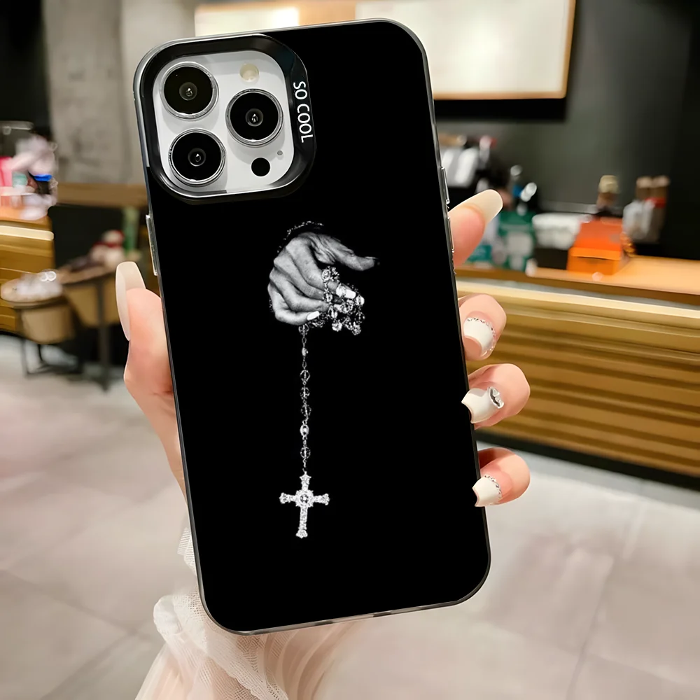 حافظة هاتف G-Gervonta Peso P-Pluma لهاتف iPhone 16,15,14,13,12,11,Pro,Max,Plus,Mini,XS,SE مضادة للسقوط باللون الأسود غير اللامع