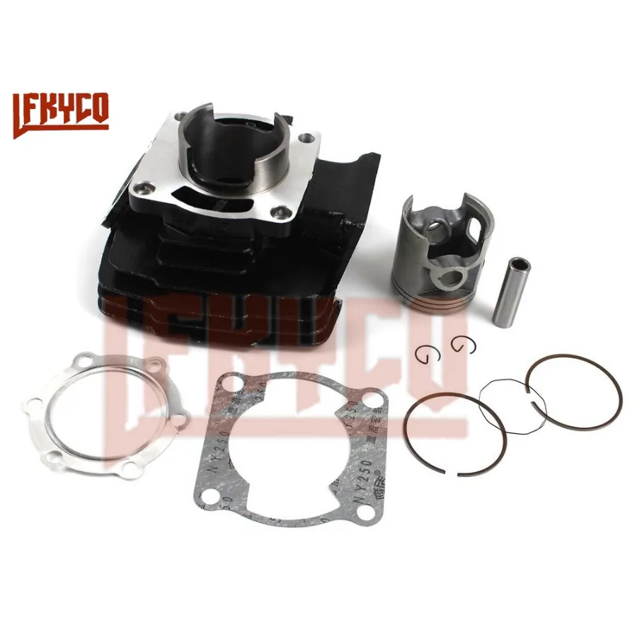 Motorcycle 66mm Engine Cylinder 175CC Piston Top End Gasket Ring Kit Motor for Yamaha DT 175 DT175 Motoblock ATV Equipment Parts