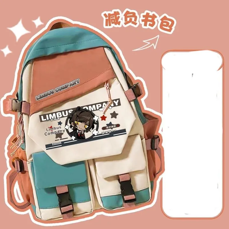 

In Stock Limbus Company Heathcliff Hong Lu Sinclair Cromer Demian School Bag Backpack