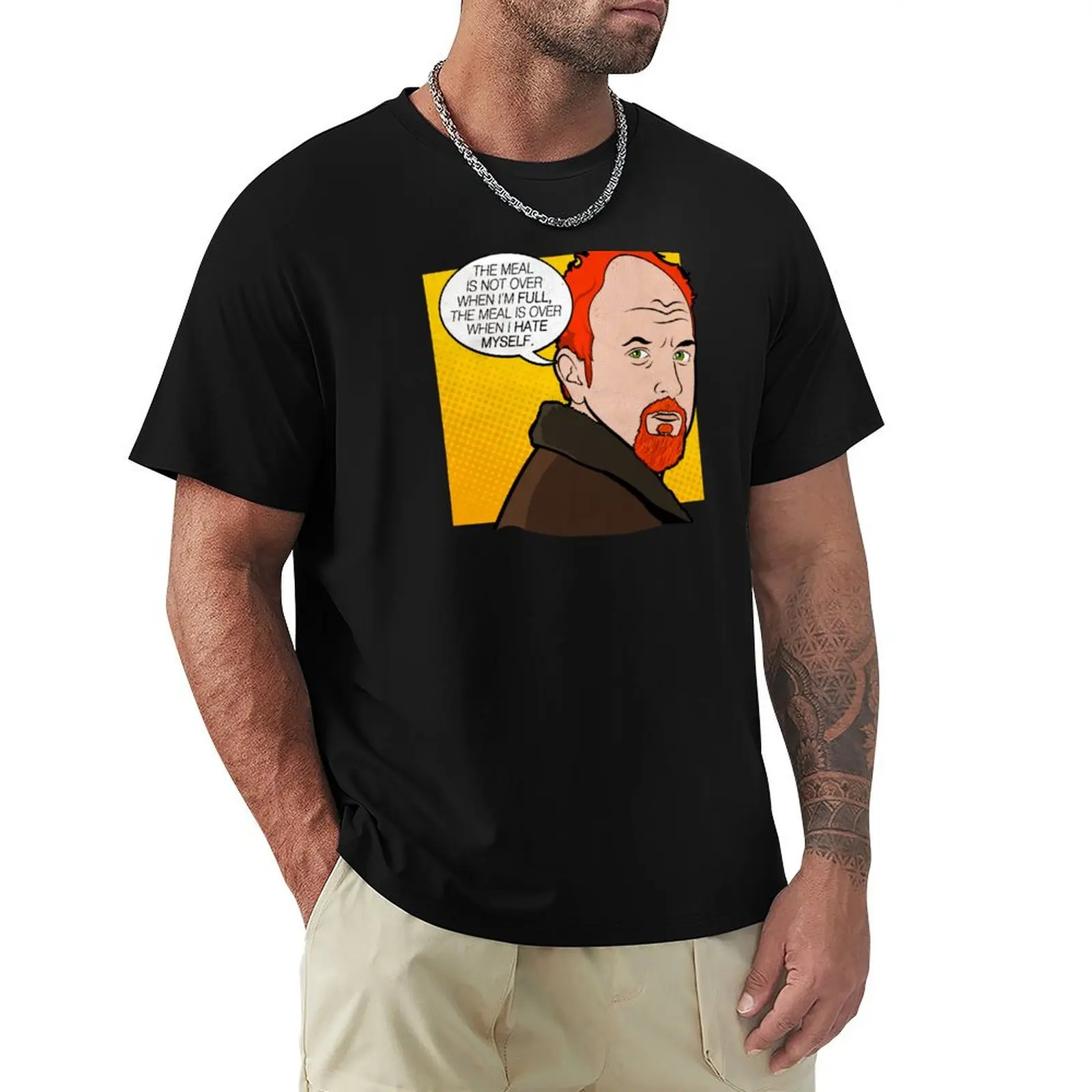 

The Meal Isn't Over When I'm Full T-Shirt Casual Minimalist Short Sleeve Top