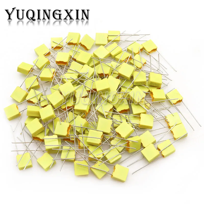 1000pcs Polypropylene Safety Plastic Film 100V 1nF ~ 470nF 100nf 220nf 10nf 47nf 22nf 1nf 0.47uf 0.1uf Correction capacitor