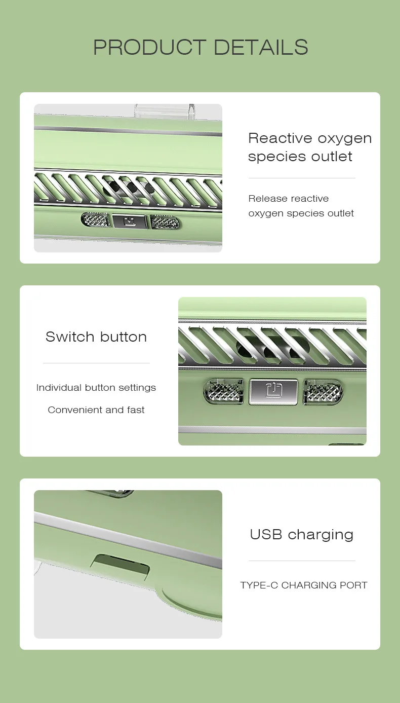 Очиститель воздуха, дезодоратор для холодильника, перезаряжаемый очиститель воздуха с отрицательными ионами, озоновый очиститель, дезодоратор, очиститель воздуха, бытовая защита