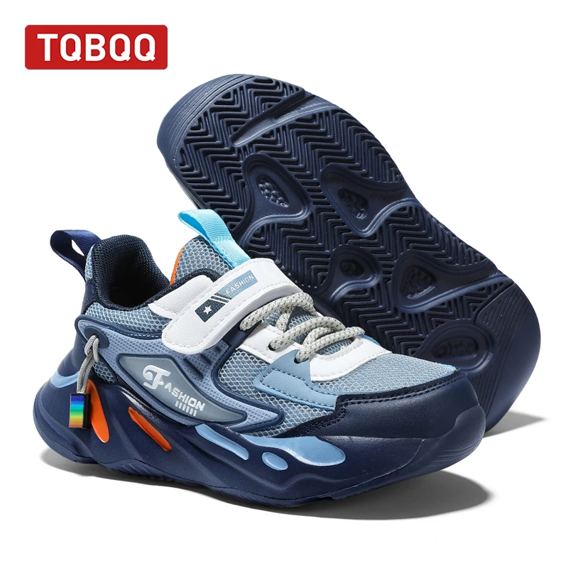 Kids Breathable Lightweight Sneakers for Boy Children's School Play Sports Shoes Non-Slip Sole Toddler Walking Shoes image 4