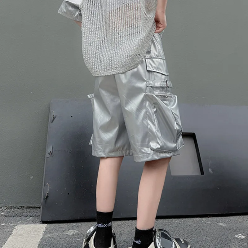LUZHEN 2026 Summer Original Streetwear Men's Fashion Big Pockets Decorate Straight Cargo Five-pointed Pants Men's Shorts JY7795