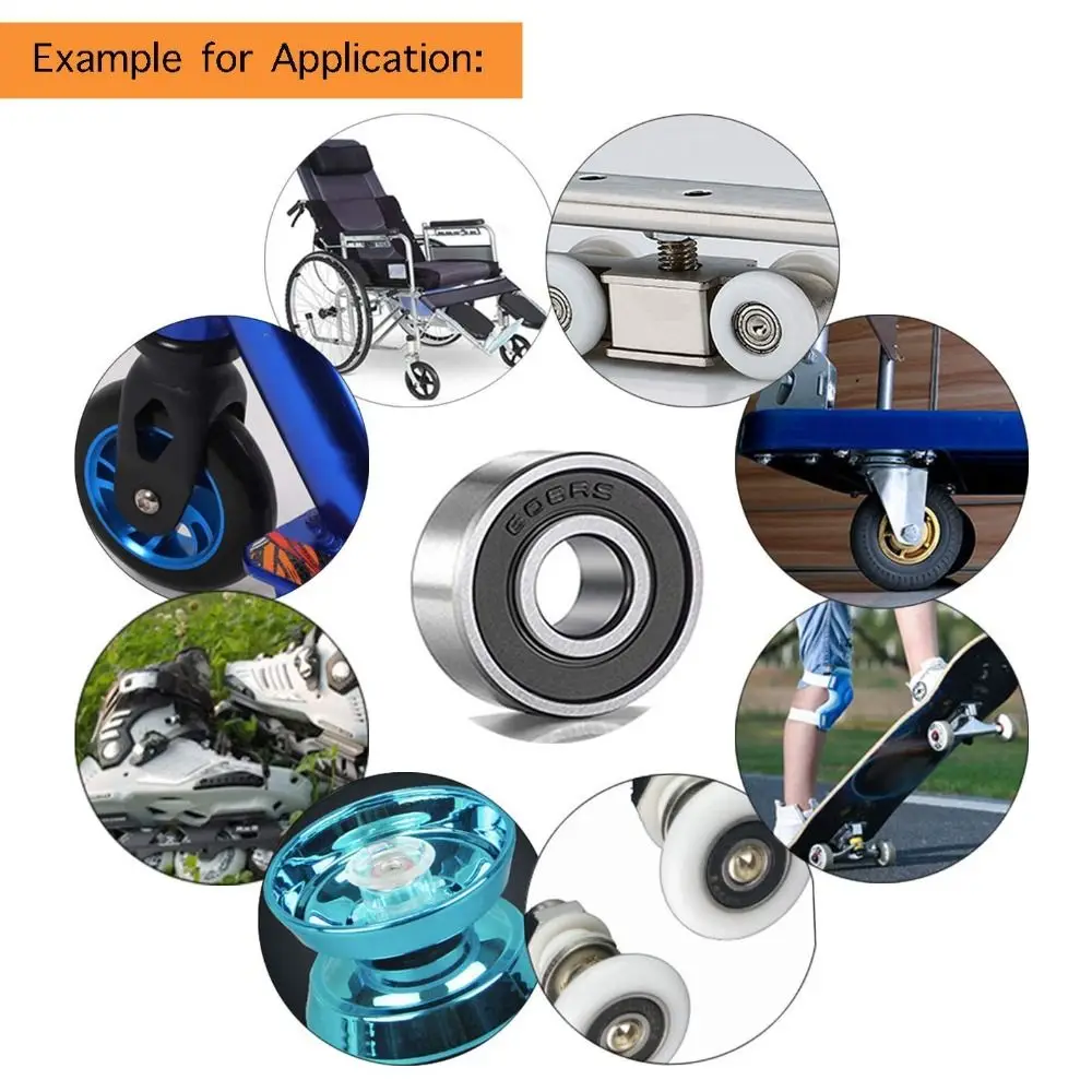 New Double Shielded Ball Bearings 609ZZ 608ZZ 608RS Miniature bearing 6000ZZ 6000RS 6001ZZ 6001RS Deep Groove bearing