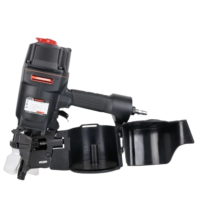 AEROPRO MCN80 Max Design Coil Nailer para palés, pistola de clavos para palés de aire para hormigón