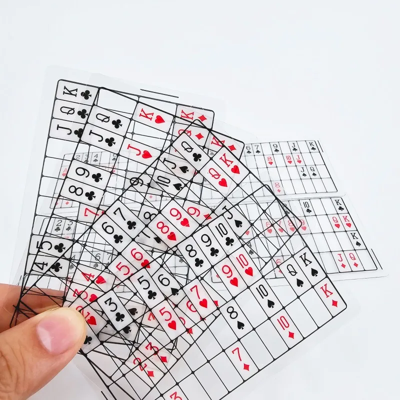 Ensemble de cartes de Perspective-tour de magie de mentalisme pour la télévision et les illusions de chiffres manquants tours de magie de magicien