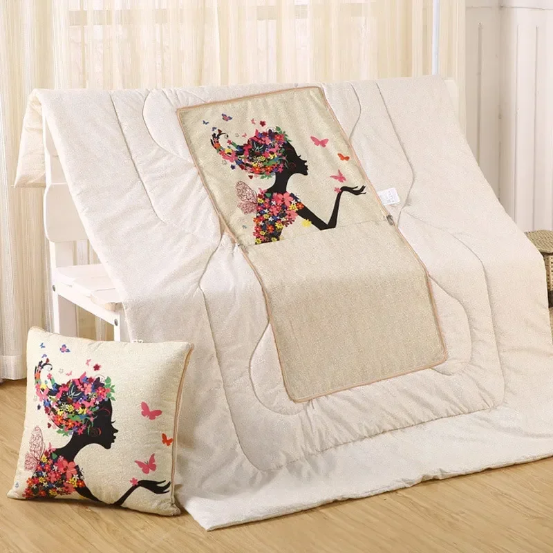 Multifunctional Blanket Foldable Pillow Cushion, PP Cotton for Sofa, Bed, Car, Travel 2 in 1, Cartoon Pillows, Cushions,Blankets