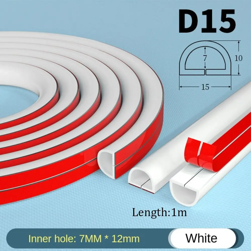 Anti-extrusion Floor Cord Cover Self-Adhesive Arc Extension Wiring Duct Protector Durable Wire Organizer Home Outdoor
