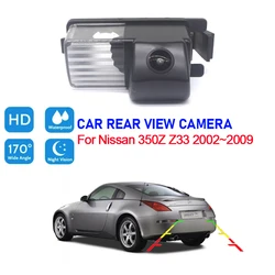 Car Reverse Camera For Nissan 350Z Z33 2002 2003 2004 2005 2006 2007 2008 2009 CCD Full HD Night Vision Car Rear View Camera