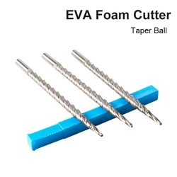 Eva Foam Milling Cutter Eps Conical Round Engraving Bit 12 16 20mm End Mill for CNC Milling Foam 3d Router Engraving Knife