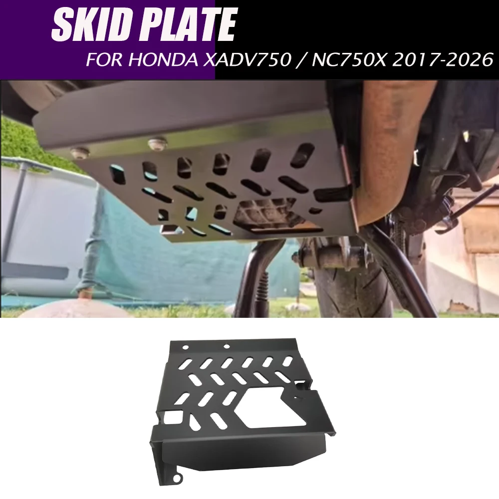 Motorcycle Accessories Skid Plate Frame Engine Guard Engine Protection Chassis Cover For Honda XADV750 NC750X 2017-2026