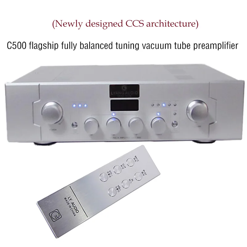 

AIYIMA SMSL C500 E88CC 6922 Vacuum Tube Preamplifier Fully Balanced Pure Class A Hifi Preamp amplifier Audio Band Tone Pre amp