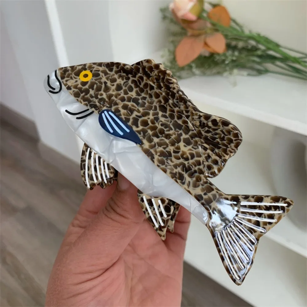 Pinza de Pelo con Forma de Pez de Acetato, Brillante en la Oscuridad, con Diseño de Huevo de Ballena, Tiburón, Accesorios para el Cabello, Pinza de Pelo con Forma de Criatura Marina, Animal, Playa