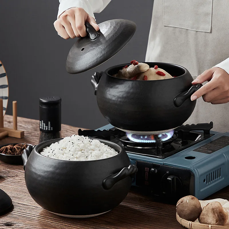 2026 Ceramic Casserole Creative Spherical Clay Saucepan Stew Pot Home Stewpan Cooking Utensils Home Kitchen Supplies Co