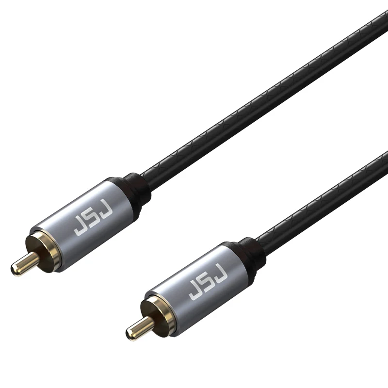 

OFC 24K Gold-Plated Shielded RCA Premium Audio Cable - HiFi Audiophile-Grade Connecting Cable for Speakers and Microphones