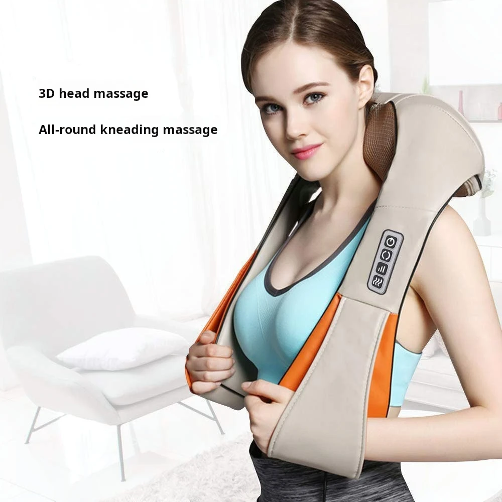 

Q04 Electric Kneading Shiatsu Shoulder Back and Neck Massager with Heating Hot Sale Product for Relaxation