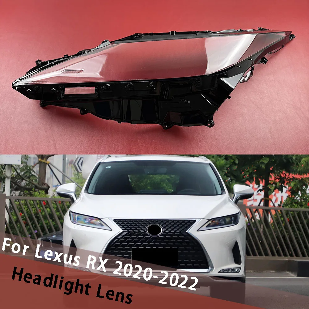 For Lexus RX RX300 RX350 RX450 2020 2021 2022 Headlight Cover Headlamp Lamp Shell Transparent Shade Replace Original Lampshade