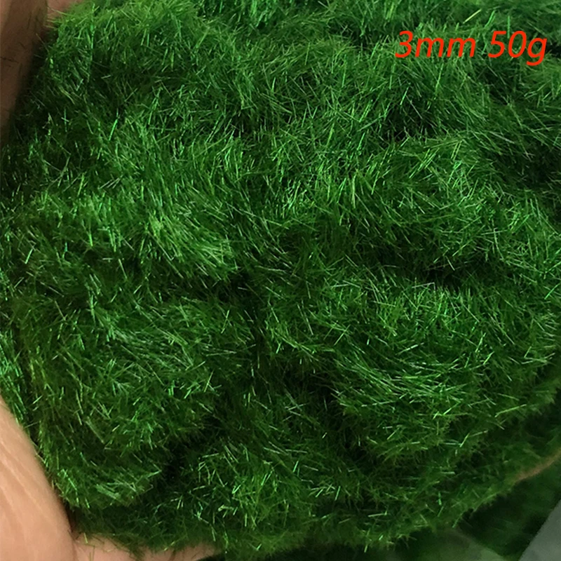 50G Simulation 3MM Grass Powder Diy Lawn Materials For Building SandTable Garden Street Ground Scene Layout Diorama Accessories