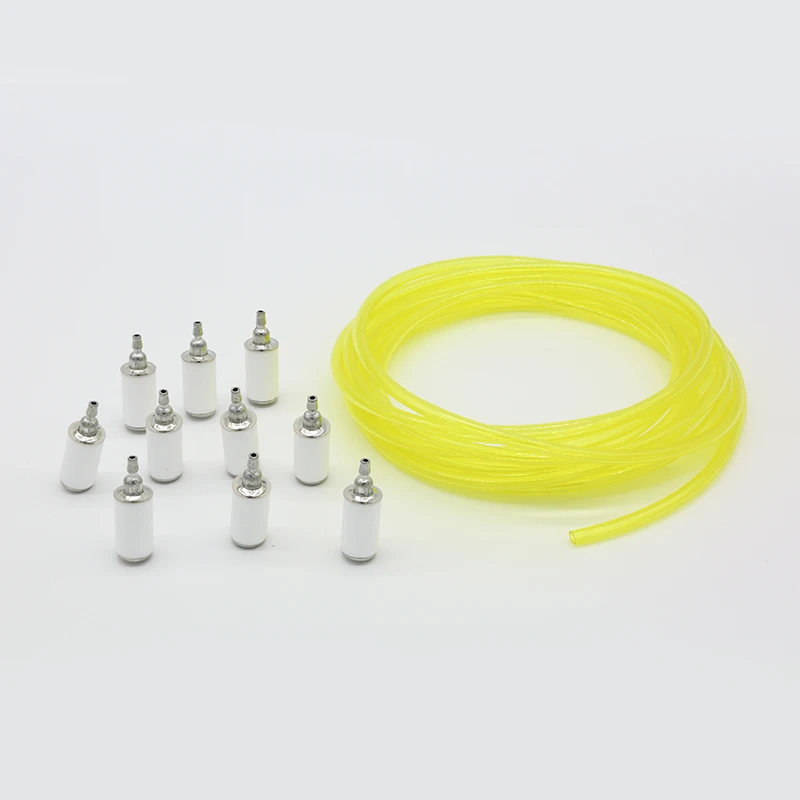 

Бензиновый топливный шланг, 5 м, 16 футов, 1/8x3/16 дюйма, 3 мм x 5 мм, фильтр подходит для триммера Stihl Husqvarna пулан Homelite Honda Zama