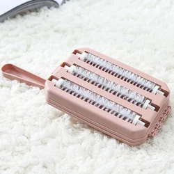 Electrostatic Carpet Floor Sweeper Brush Handheld Sofa Cleaning Roller for Bed Fluff with Trash Collector Household Cleaner