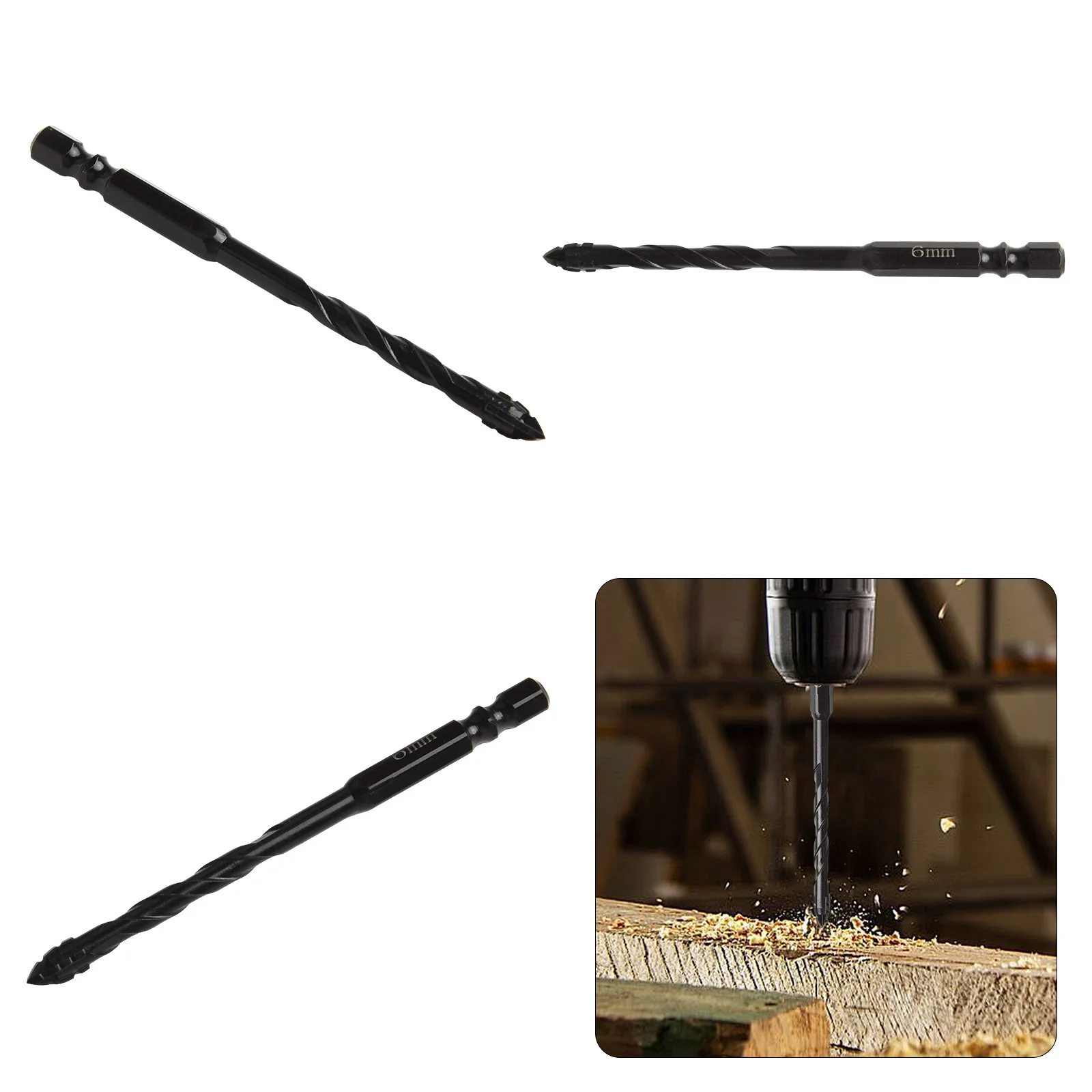Smooth Operation Eccentric Triangle Drill Bit 1pc Tool Made of Carbide Material to Enhance Your Drilling Experience